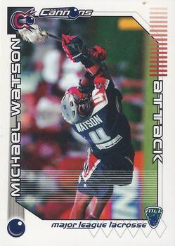 2001 Major League Lacrosse #NNO Michael Watson Front